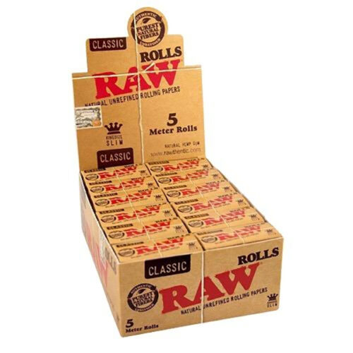 RAW - Rolling Paper Roll - Classic King Size Slim (5 m)